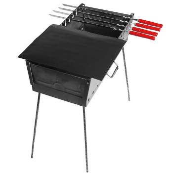 Решётка для гриля мангала антипригарного коврика BBQ 37х24 см 3