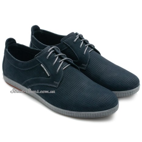 Туфли летние Bertoni 26570 синие 1