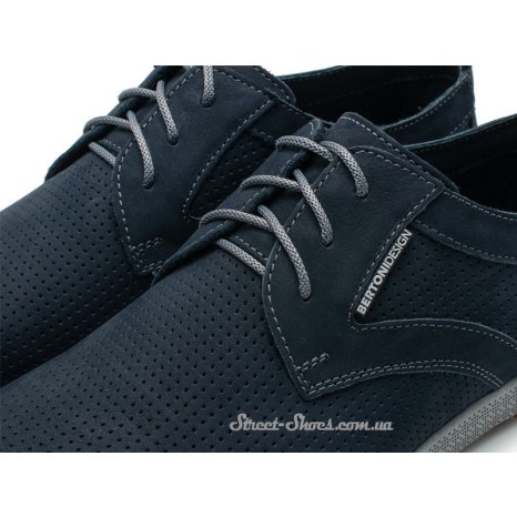Туфли летние Bertoni 26570 синие 7