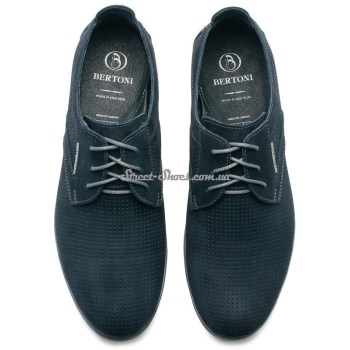 Туфли летние Bertoni 26570 синие 3
