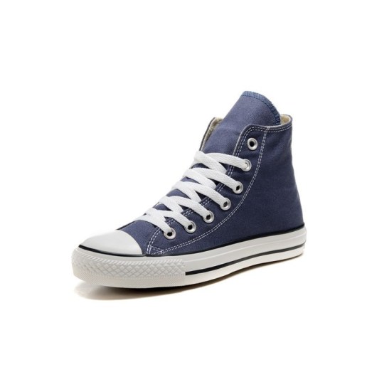 Женские синие Converse высокие 1